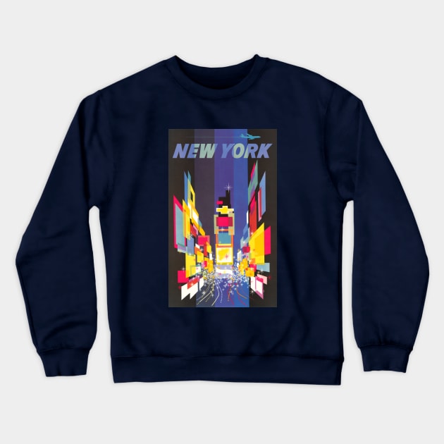 Vintage New York Crewneck Sweatshirt by Kingrocker Clothing